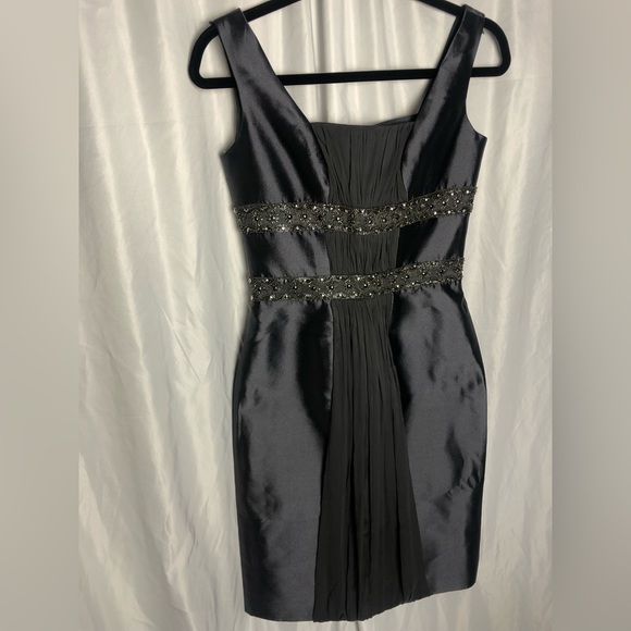 Kevan Hall silk dress with beading - Picture 1 of 6